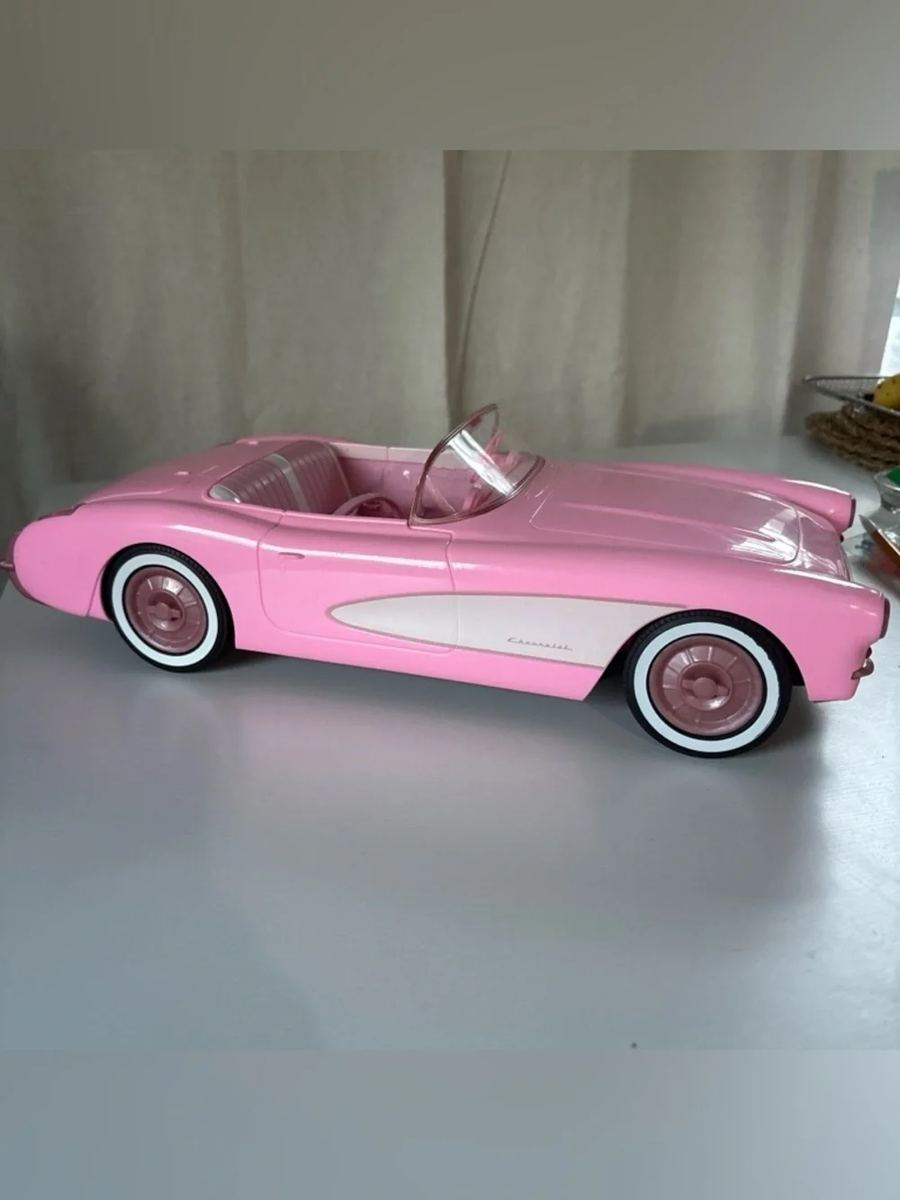 Mattel Hot Wheels Barbie the Movie RC Corvette Car - Pink (HPW40) Missing RC